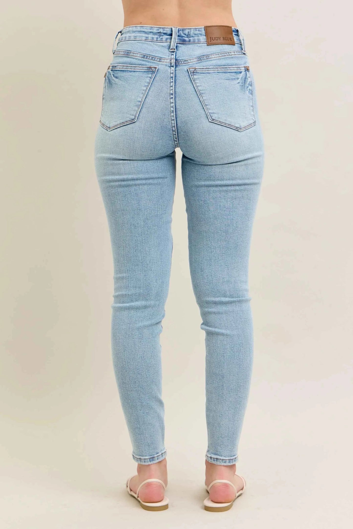 Judy Blue Full Size Mr Tummy Control Vintage Wash Skinny Women's Jeans Plus Size
