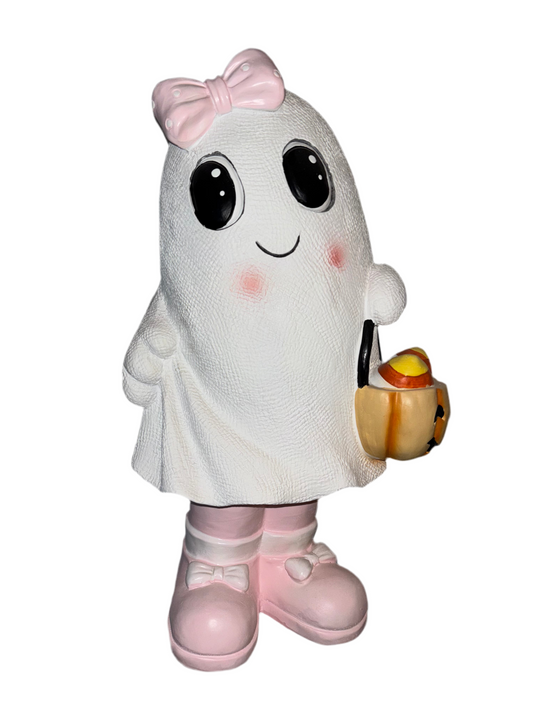 17” Resin Halloween Ghost Cutie Figurine