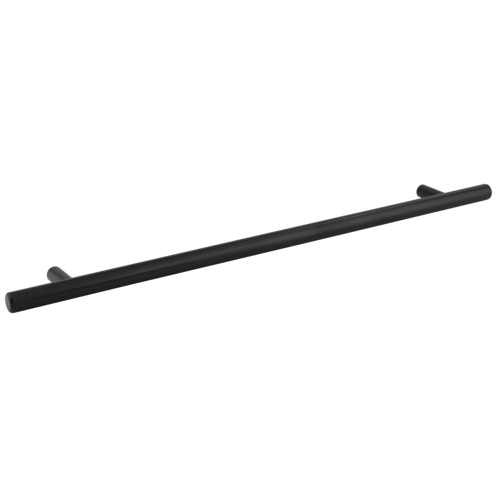96 mm Center-to-Center Hollow Matte Black Stainless Steel Naples Cabinet Bar Pull
