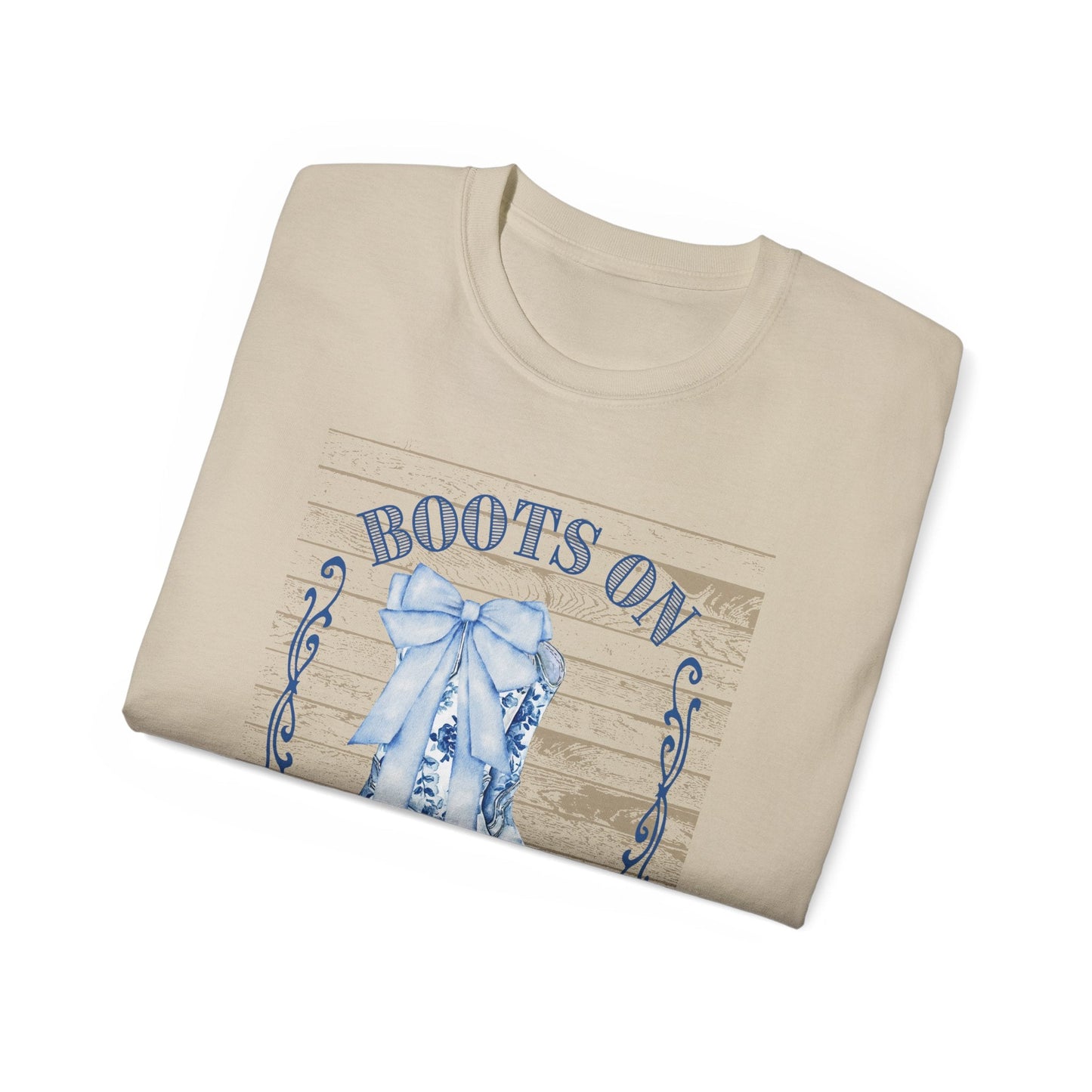 Western Song Cowboy Women's T-Shirt, Boots Graphic T-Shirt, Rural Lifestyle Top, Country Music Concert Apparel, Vintage Ranch Style Shirt