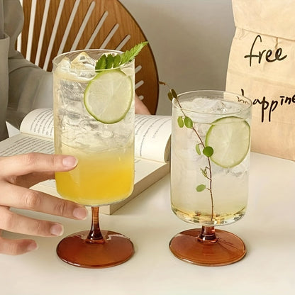 Elegant Stemmed Water Glasses Set, Multipurpose Reusable Insulated