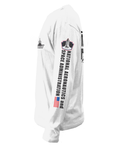 NASA Shuttle Long Sleeve T-Shirt - White