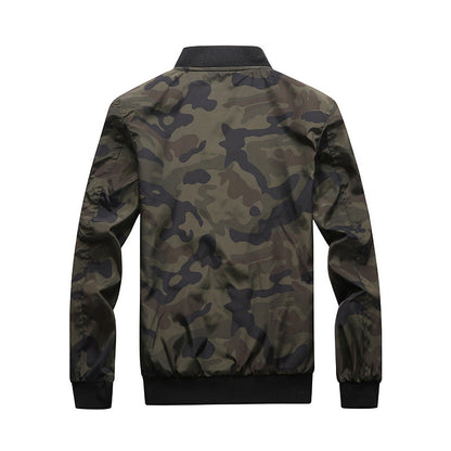 Men's Camouflage Jacket Men's Coat Camouflage Bomber Jacket Men's Jacket