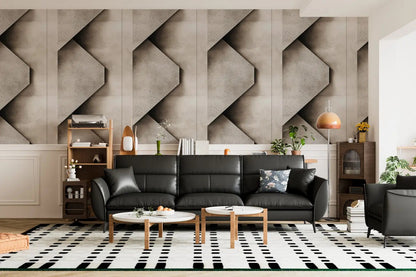 Architectural Concrete Forms Mural