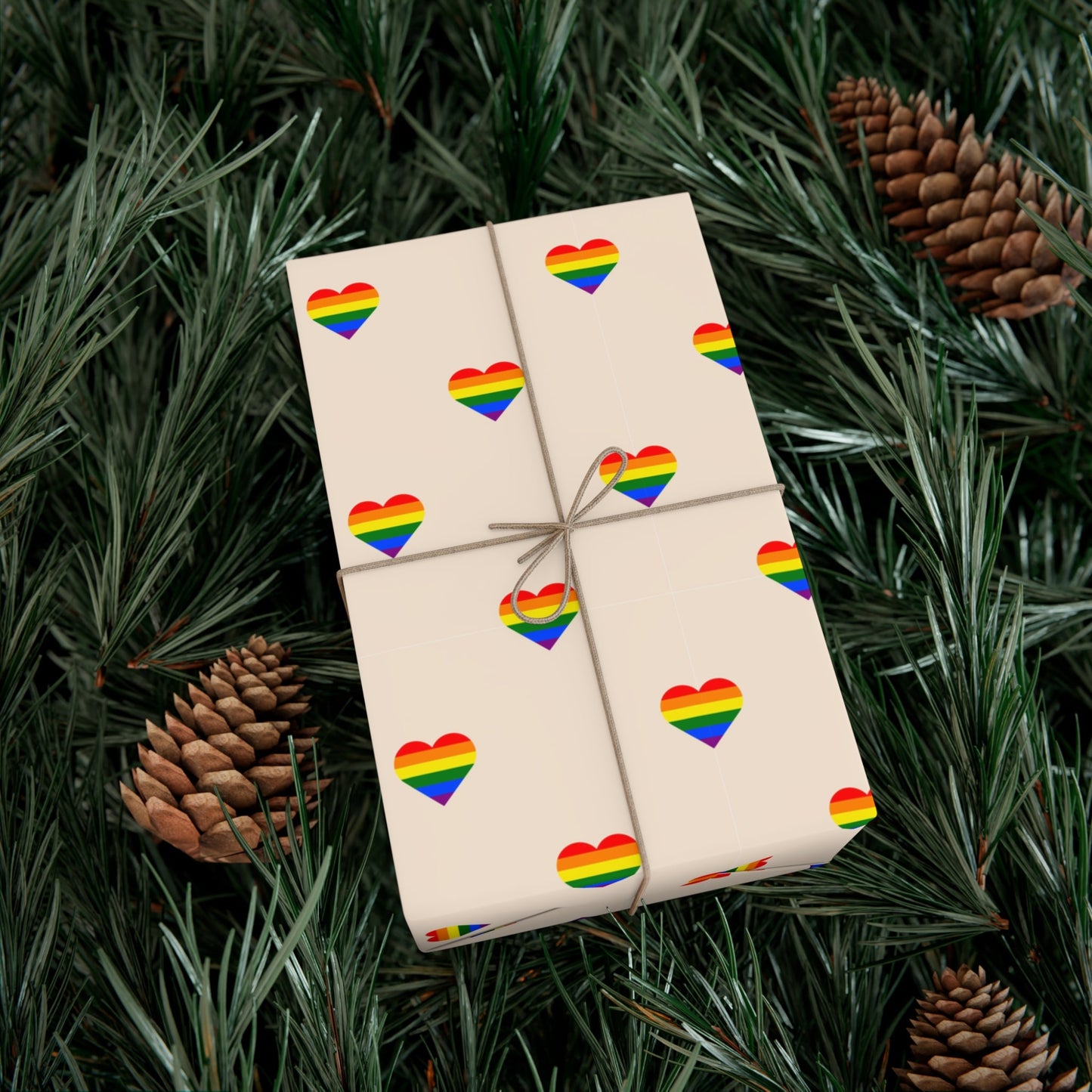 Pride Heart Wrapping Paper | Pride