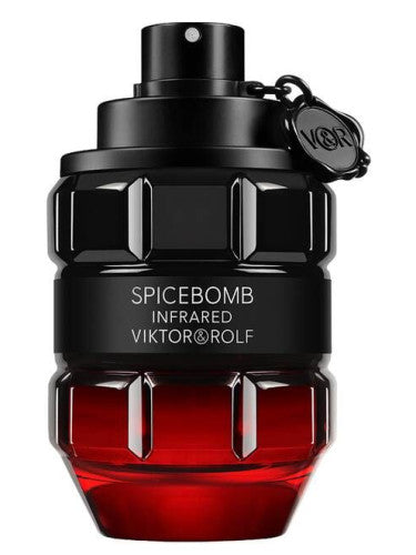 Viktor & Rolf Spicebomb Infrared perfume bottle on a white background
