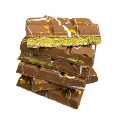 Dubai Chocolate - Exquisite Kunafeh Pistachio Chocolate - Rich Creamy Indulgence with Exotic Flavor