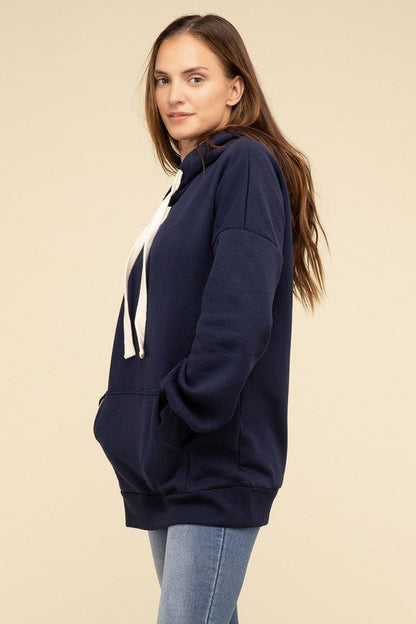 ZENANA Oversized Hoodie Longline Sweatshirt