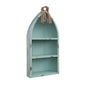 Distressed Blue Canoe Hanging Shelf | Kitchen [Wood] | Kitchen + Metal