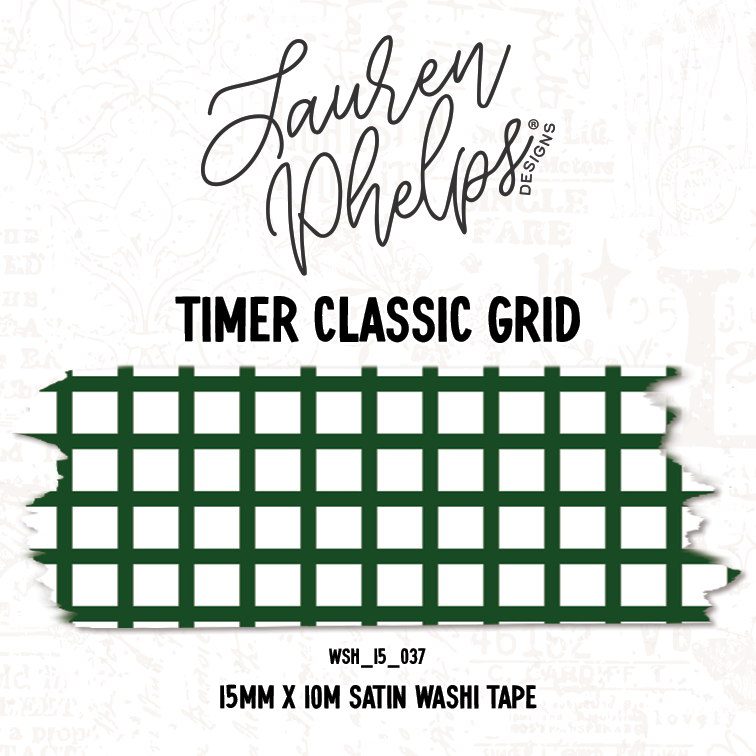 Timber Classic Grid 15mm washi