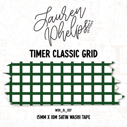 Timber Classic Grid 15mm washi