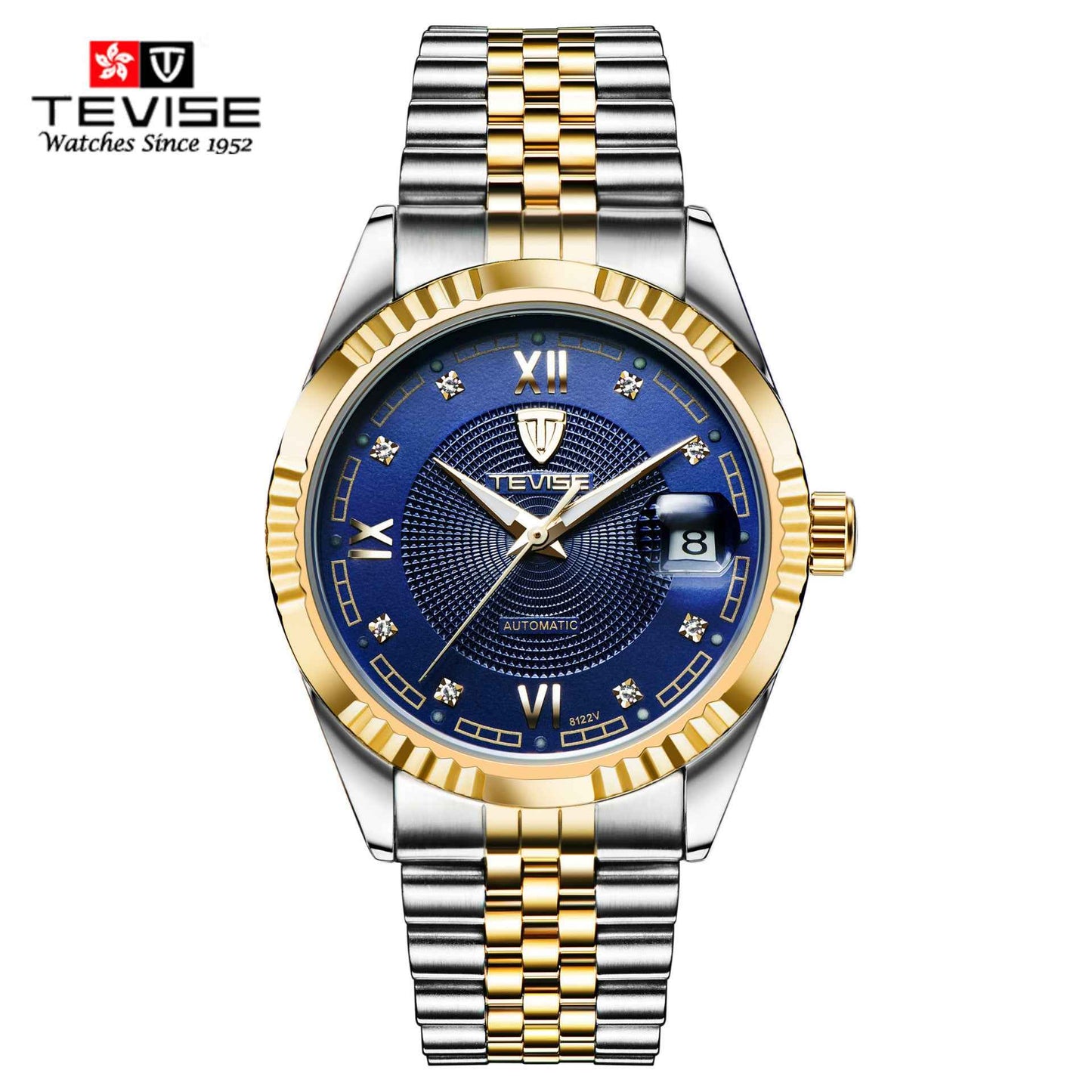 Teweisi Waterproof Automatic Geneva Men's Diamond Watch – Fashion Mechanical