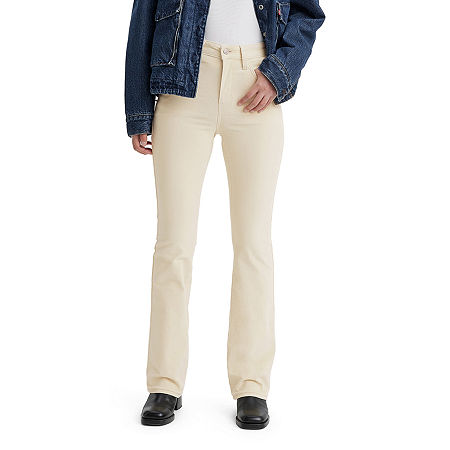 Levi's Size 33 Cream 725 High Rise Bootcut Corduroy Pants NWT