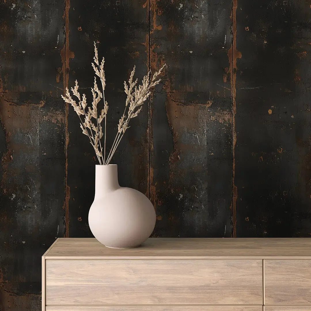 Midnight Forge with Copper Veins