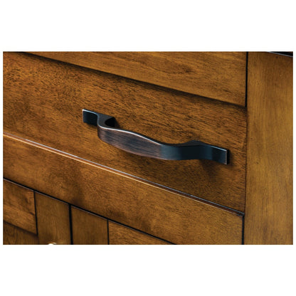 96 mm Center-to-Center Satin Nickel Square Cosgrove Cabinet Pull