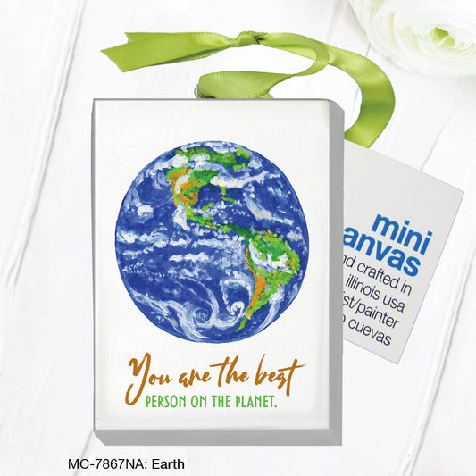 Earth, Mini Canvas (MC-7867NA)