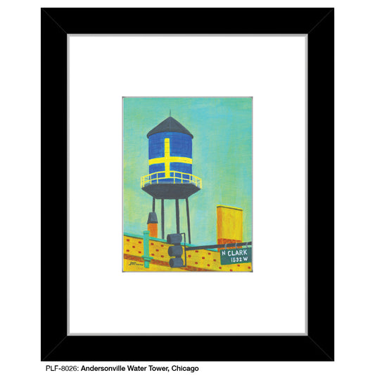 Andersonville Water Tower, Chicago, Print (#8026A)