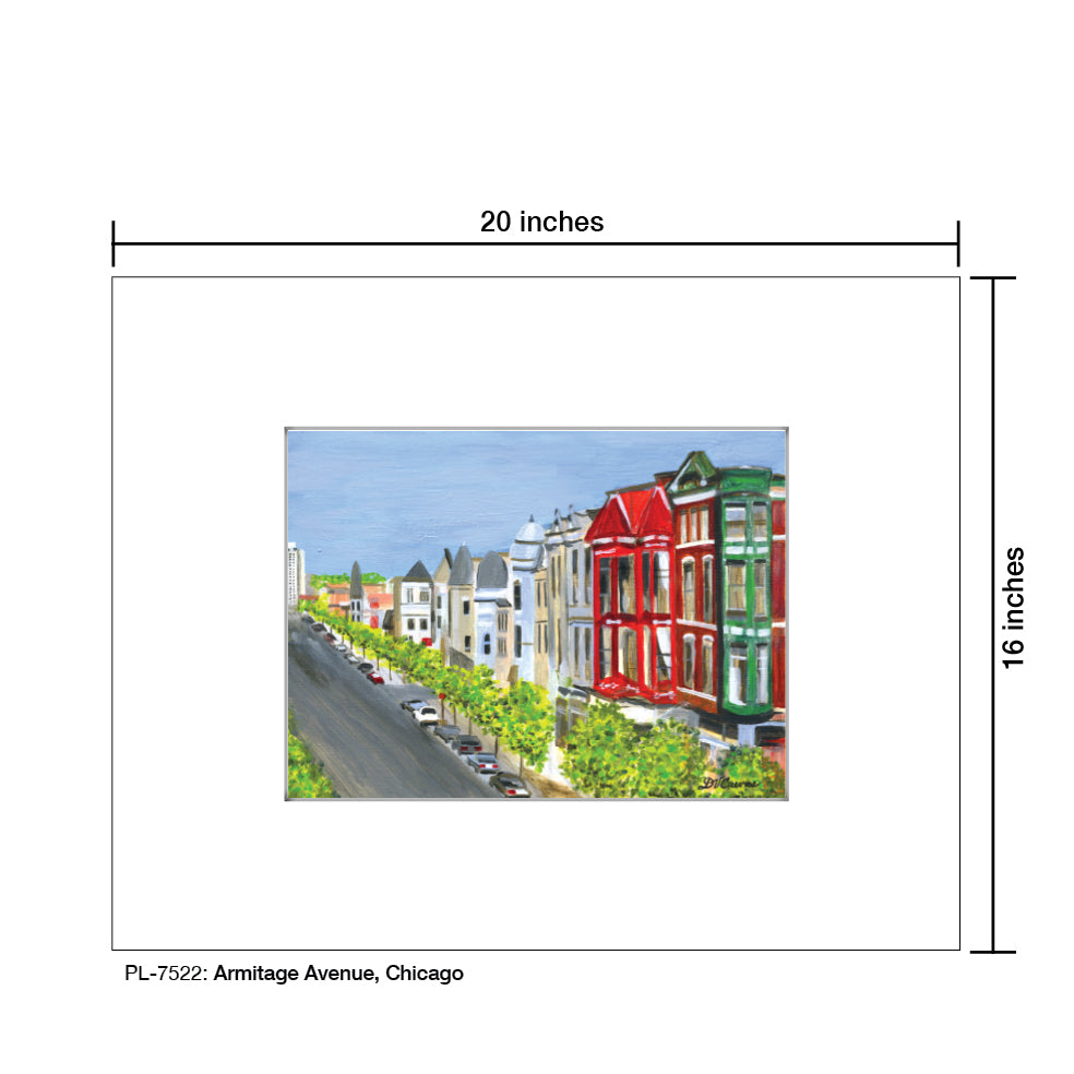 Armitage Avenue, Chicago, Print (#7522A)