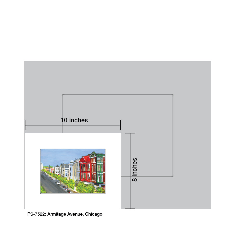 Armitage Avenue, Chicago, Print (#7522A)