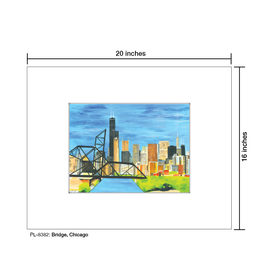 Bridge, Chicago, Print (#8382C)