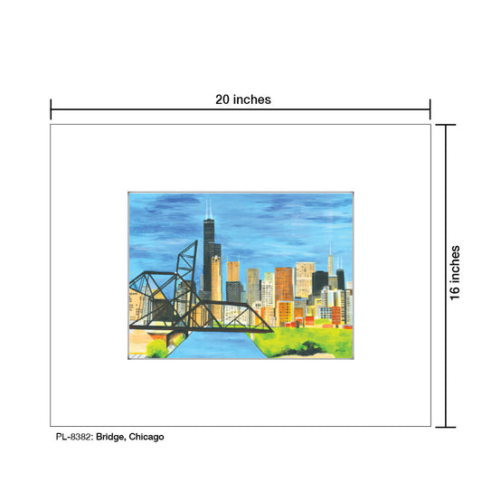Bridge, Chicago, Print (#8382C)