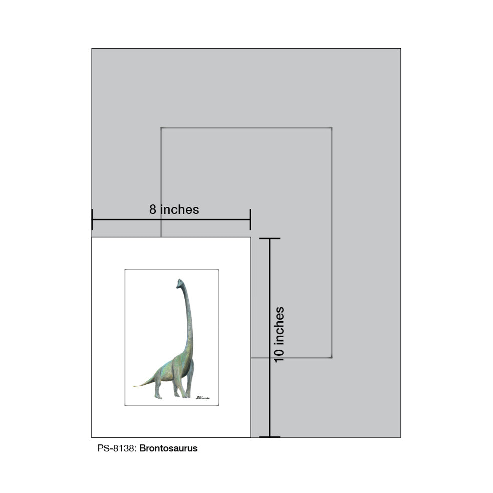 Brontosaurus, Print (#8138A)