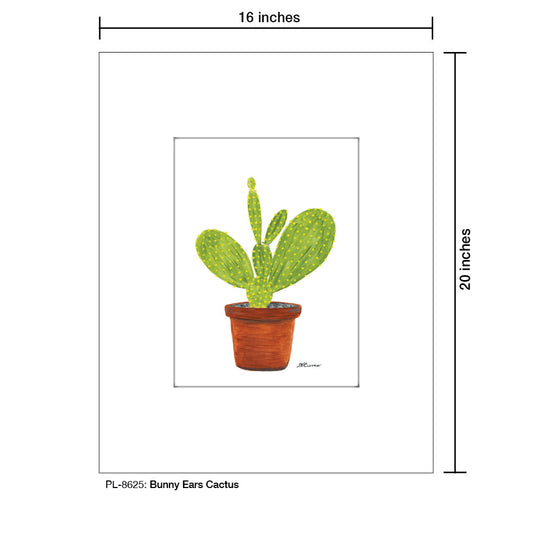 Bunny Ears Cactus, Print (#8625A)