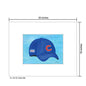 Cubs Hat, Print (#8461B)