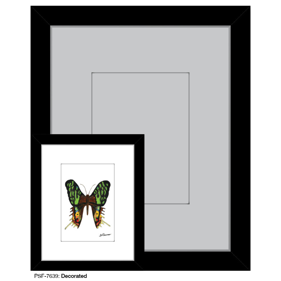 Decorated, Print (#7639B)