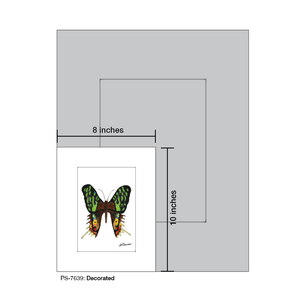 Decorated, Print (#7639B)