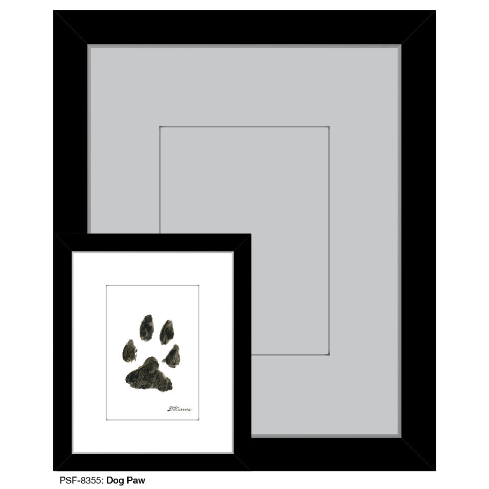 Dog Paw, Print (#8355G)
