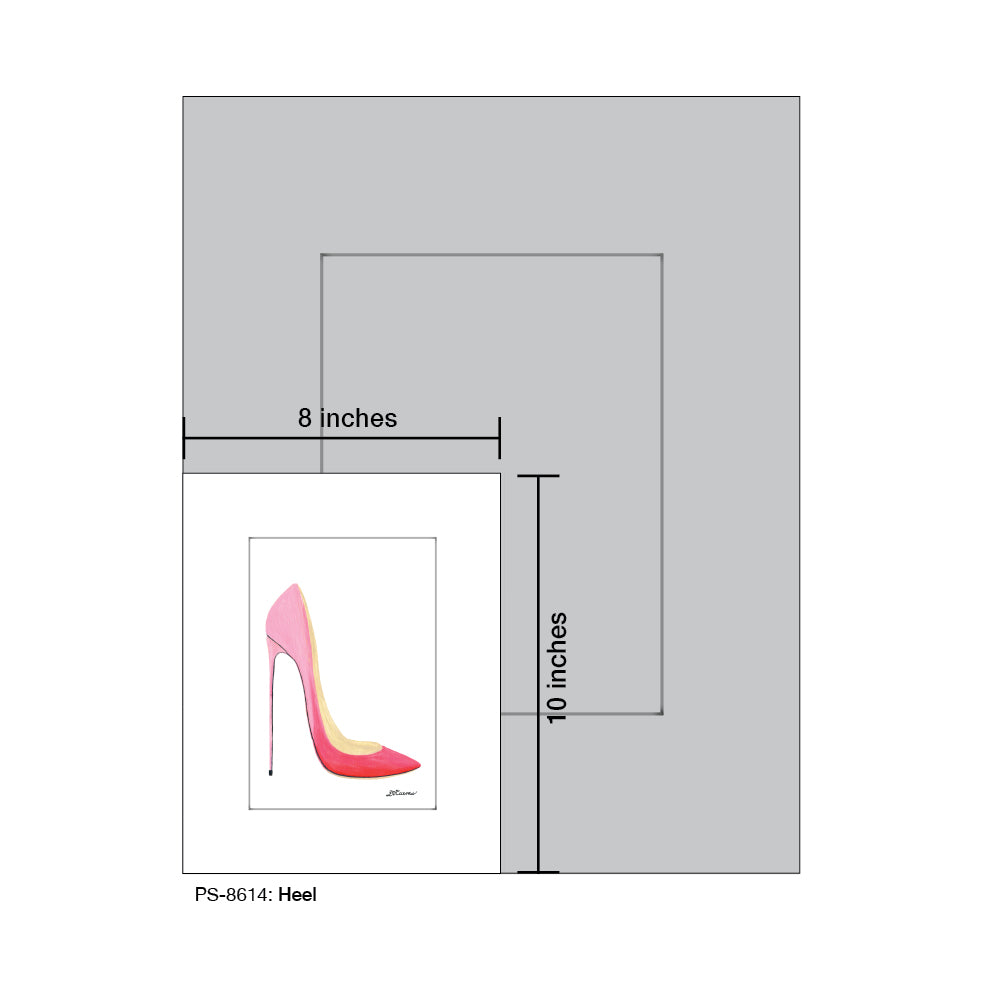 Heel, Print (#8614A)
