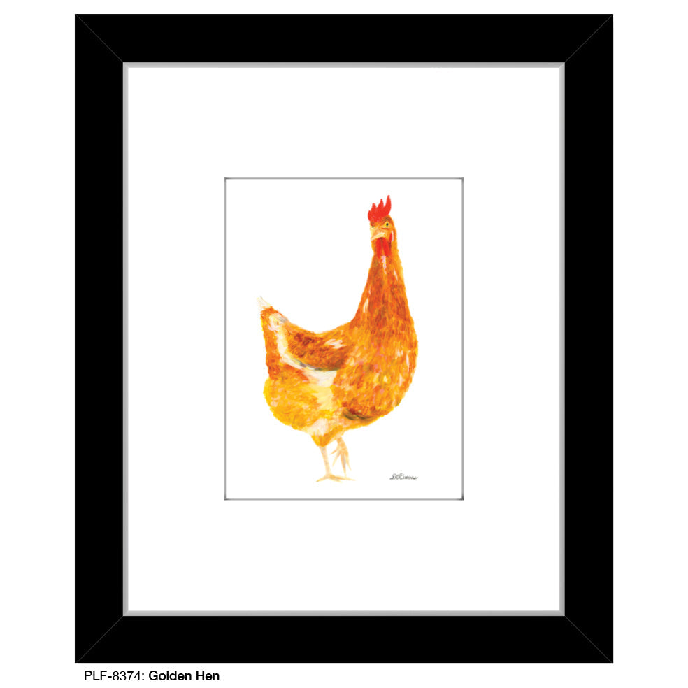 Golden Hen, Print (#8374B)