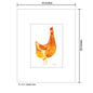 Golden Hen, Print (#8374B)