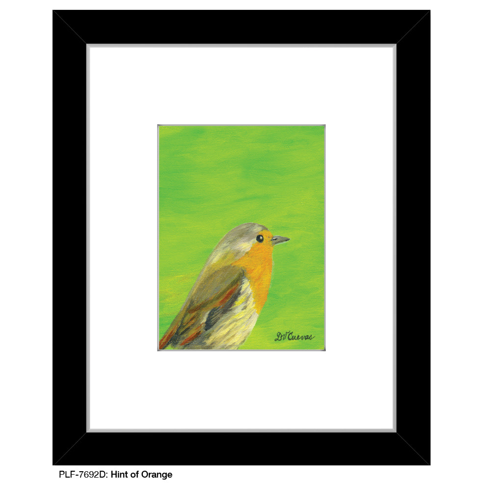 Hint of Orange, Print (#7692D)