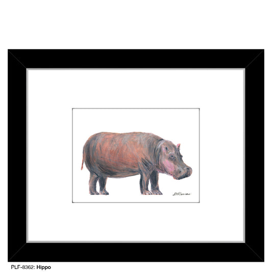 Hippo, Print (#8362B)