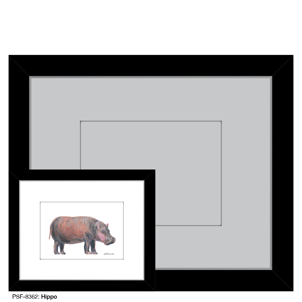 Hippo, Print (#8362B)