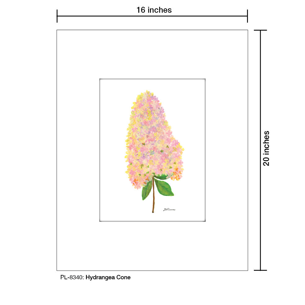 Hydrangea Cone, Print (#8340A)