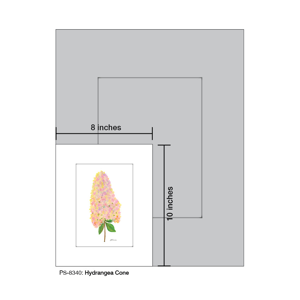 Hydrangea Cone, Print (#8340A)