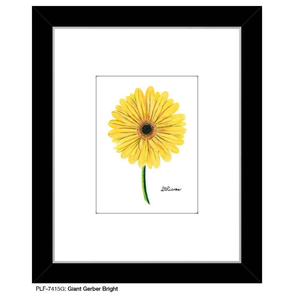 Giant Gerber Yellow, Print (#7417G)