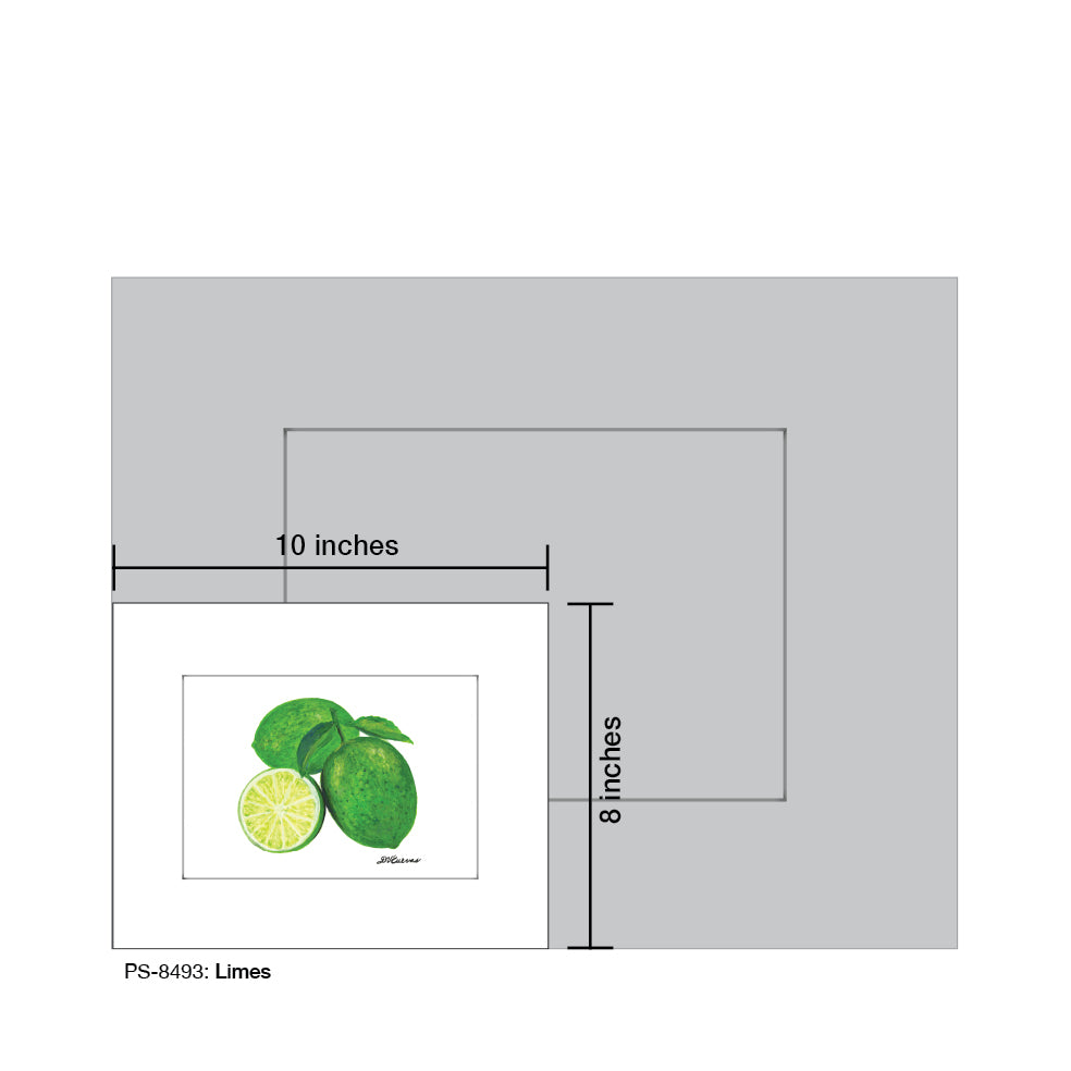 Limes, Print (#8493A)