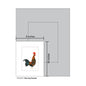 Morning Rooster, Print (#8375A)