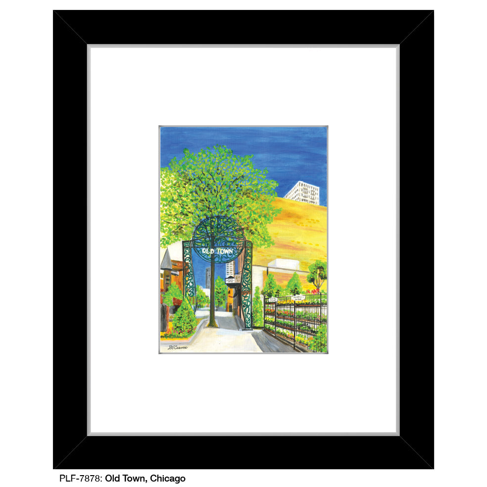 Old Town, Chicago, Print (#7878A)