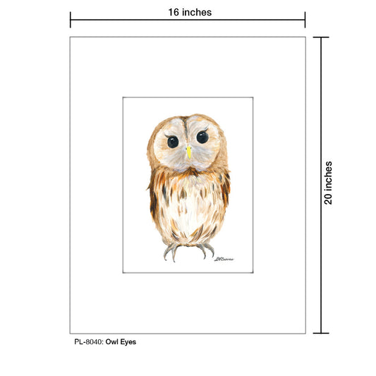 Owl Eyes, Print (#8040R)