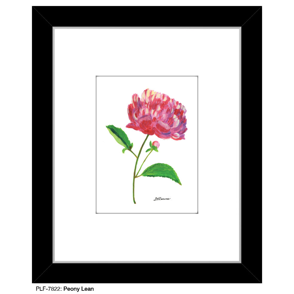 Peony Lean, Print (#7822A)