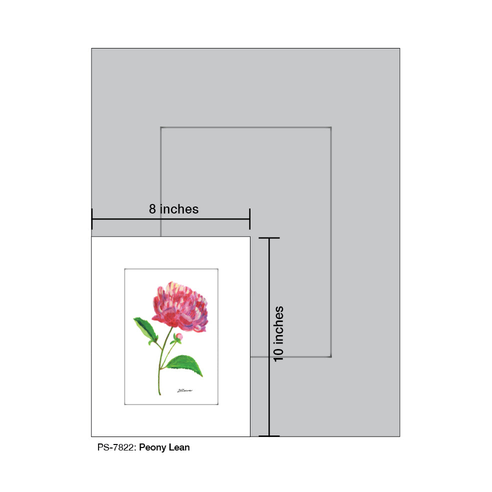 Peony Lean, Print (#7822A)