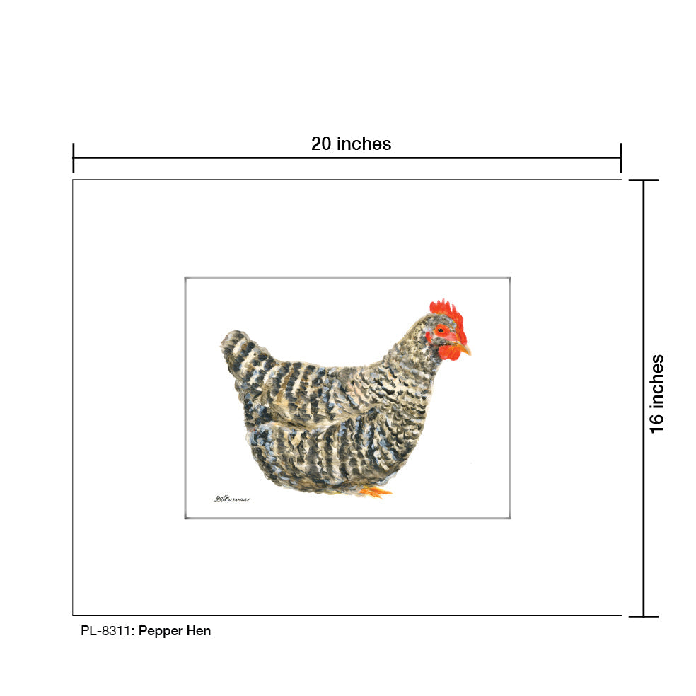 Pepper Hen, Print (#8311D)
