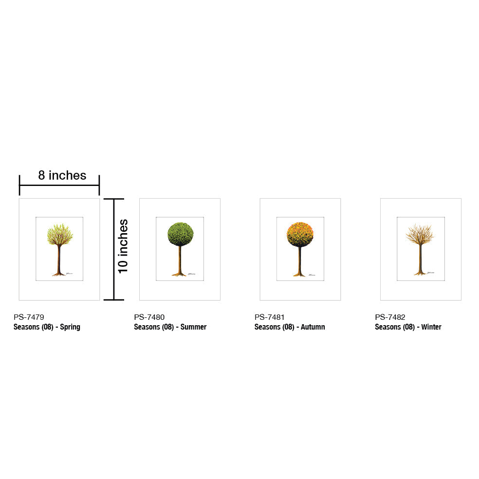 Seasons (08), Print (#7478-QUAD)