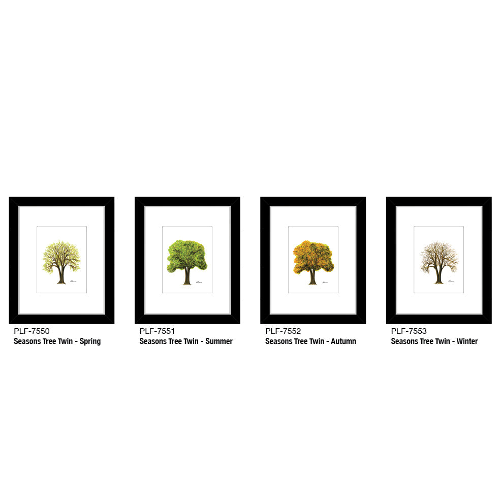 Seasons Tree Twin, Print (#7562-QUAD)