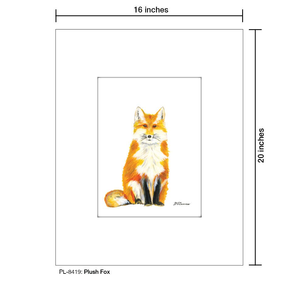 Plush Fox, Print (#8419C)